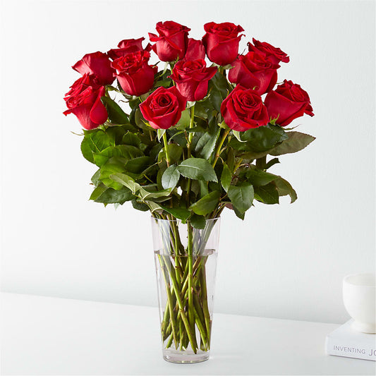 Long Stem Red Rose Bouquet – Alex Floral, Stockton CA