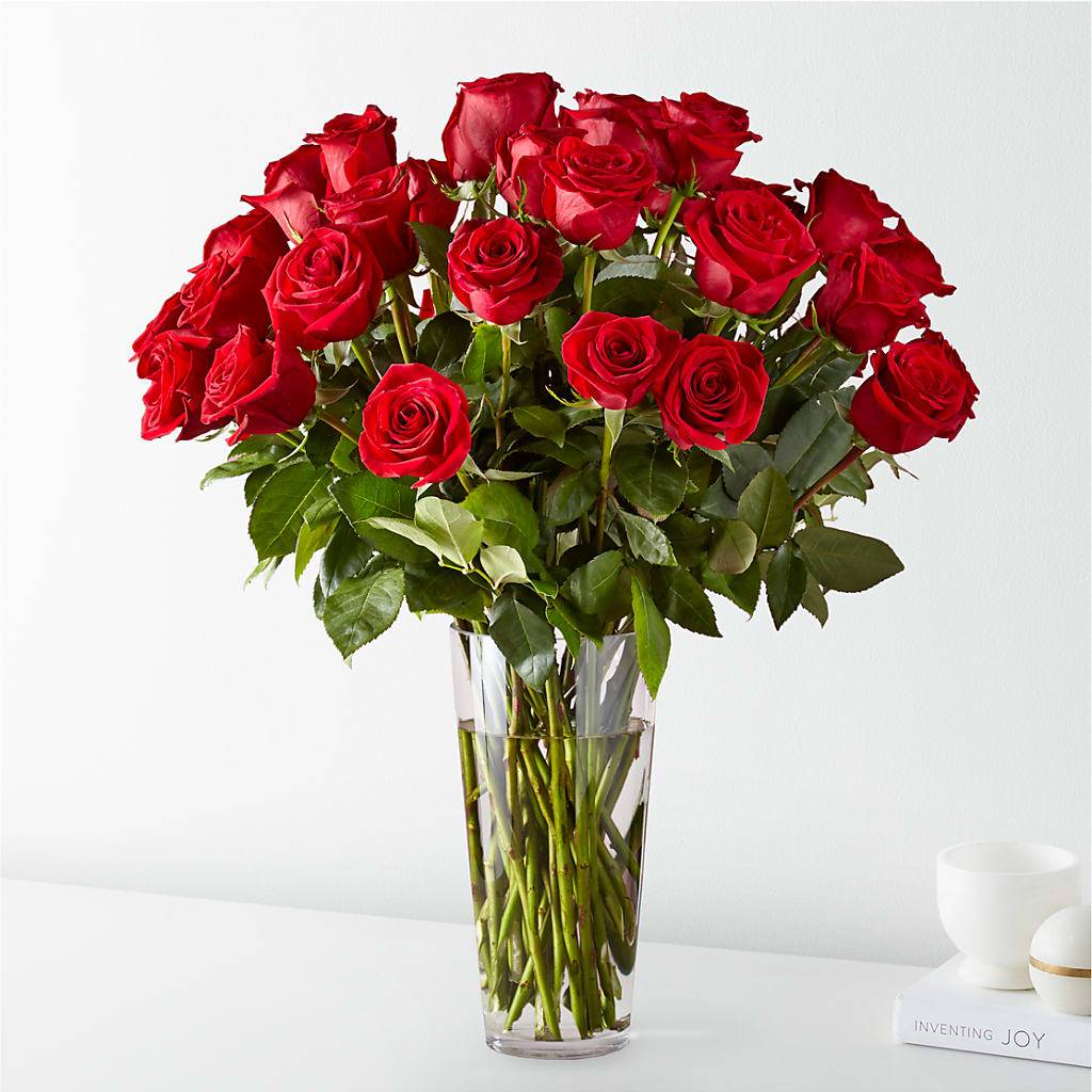 Long Stem Red Rose Bouquet – Alex Floral, Stockton CA