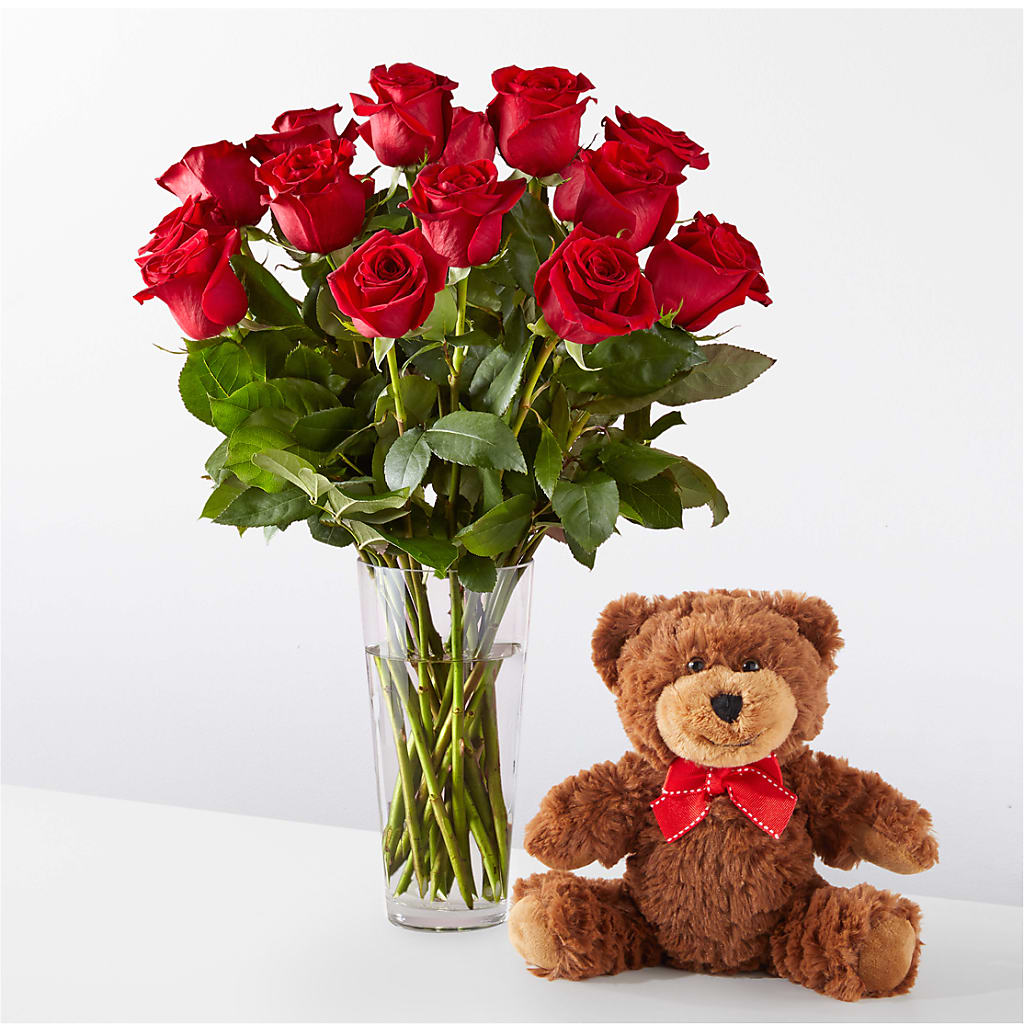 Romantic Long Stem Red Rose Bouquet Bundles – Alex Floral, Stockton CA