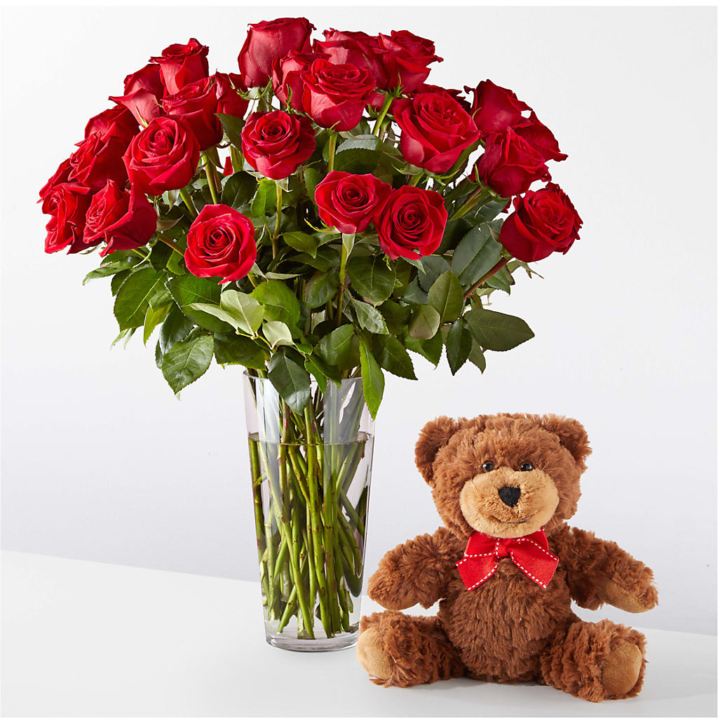 Romantic Long Stem Red Rose Bouquet Bundles – Alex Floral, Stockton CA