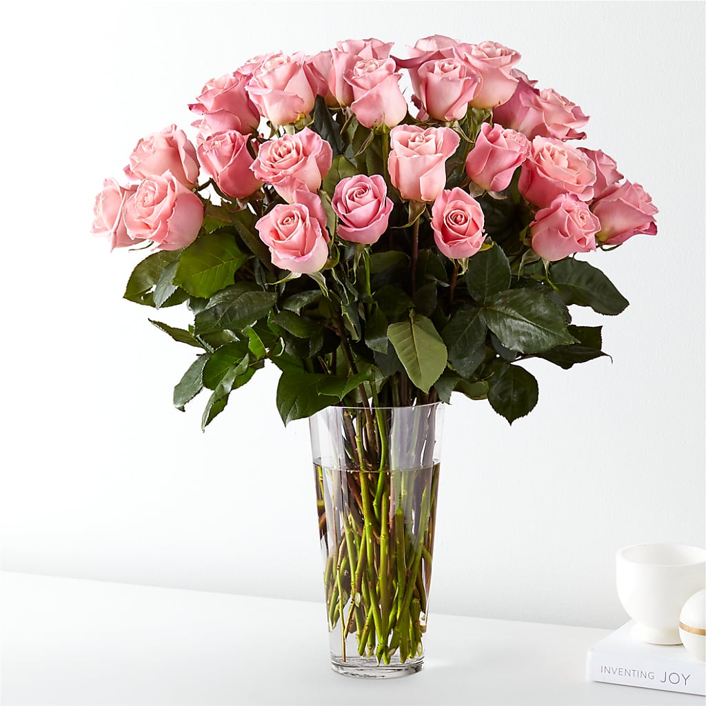 Long Stem Pink Rose Bouquet – Alex Floral, Stockton CA