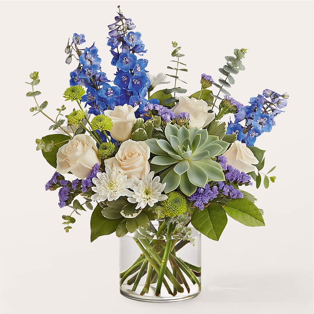 Cerulean Waves Bouquet – Alex Floral, Stockton CA