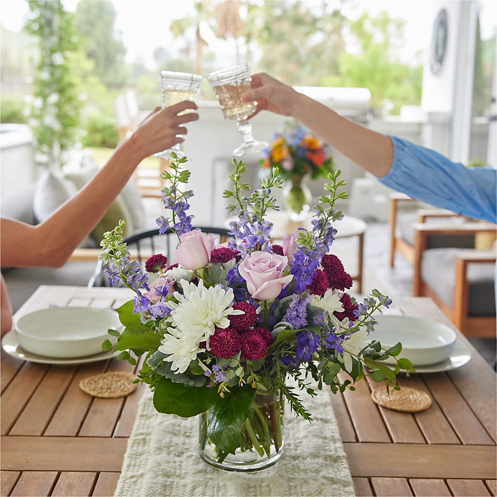 Violet Frost Bouquet – Alex Floral, Stockton CA
