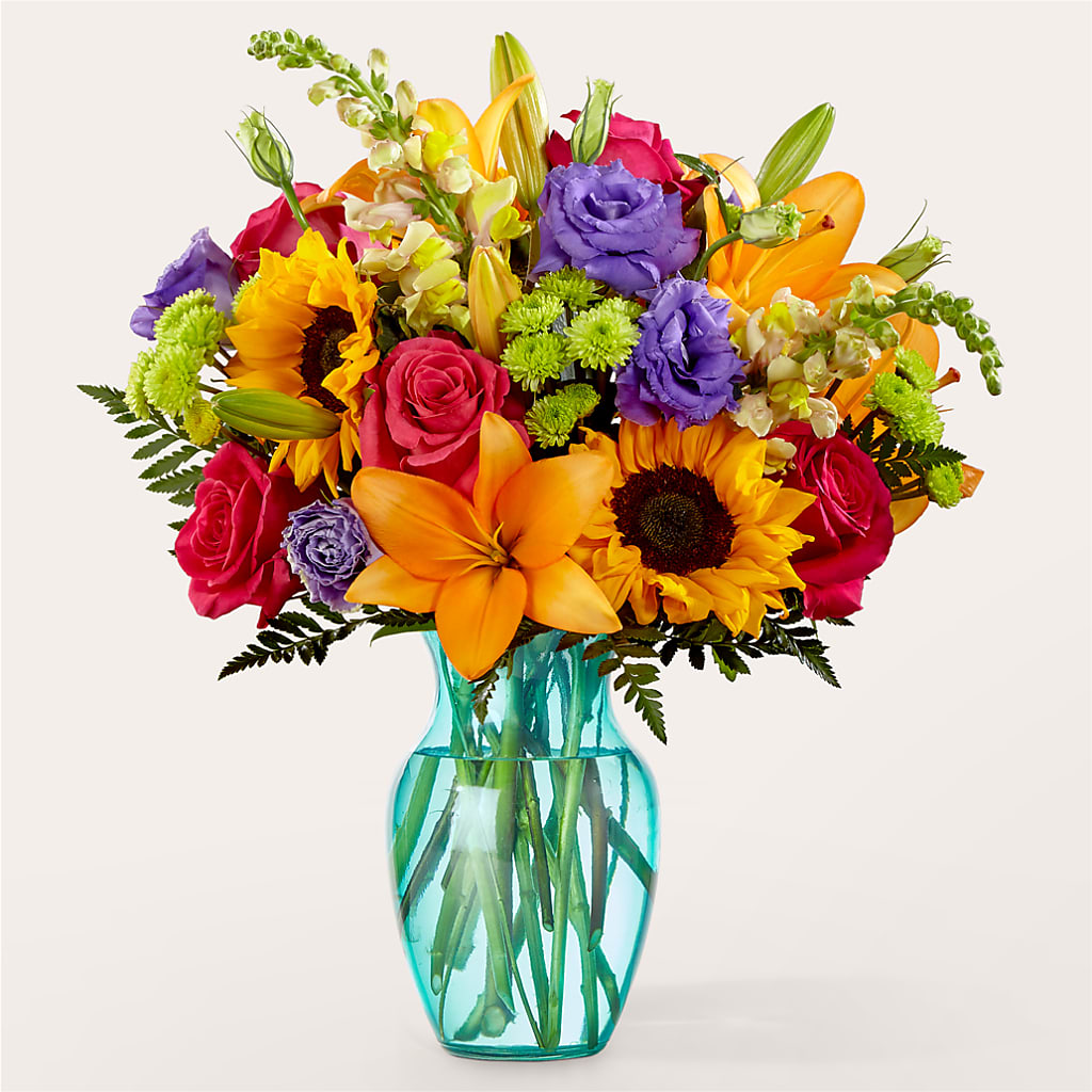 Double Rainbow Bouquet – Alex Floral, Stockton CA