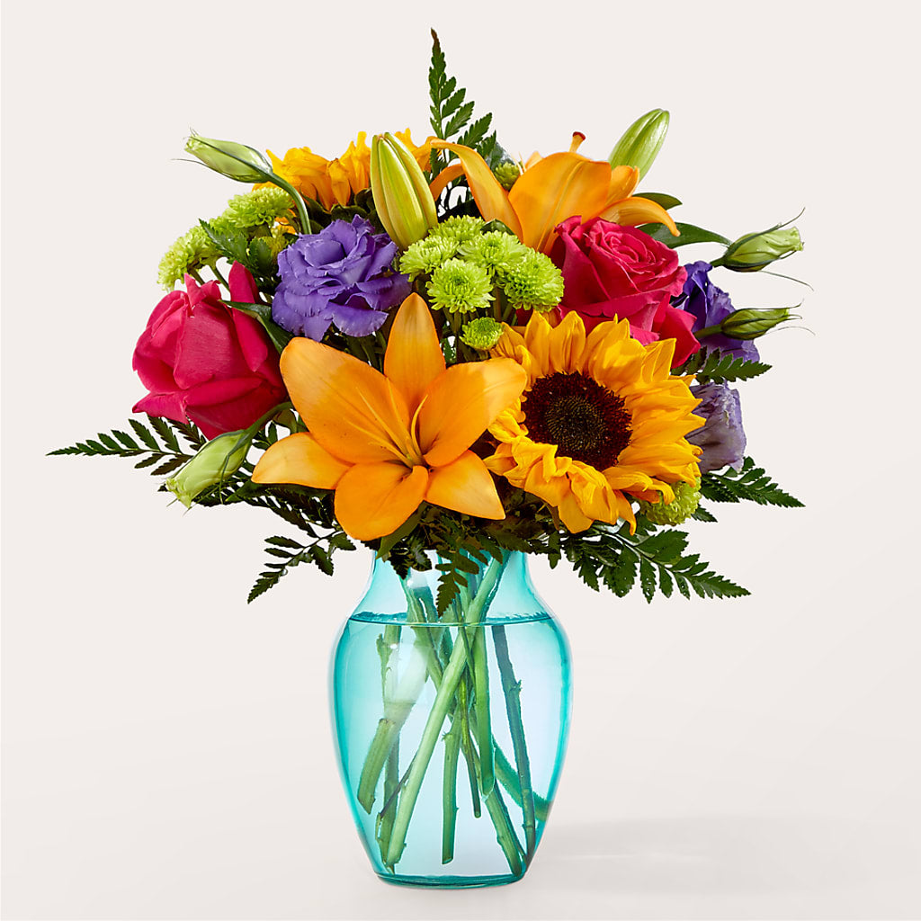 Double Rainbow Bouquet – Alex Floral, Stockton CA