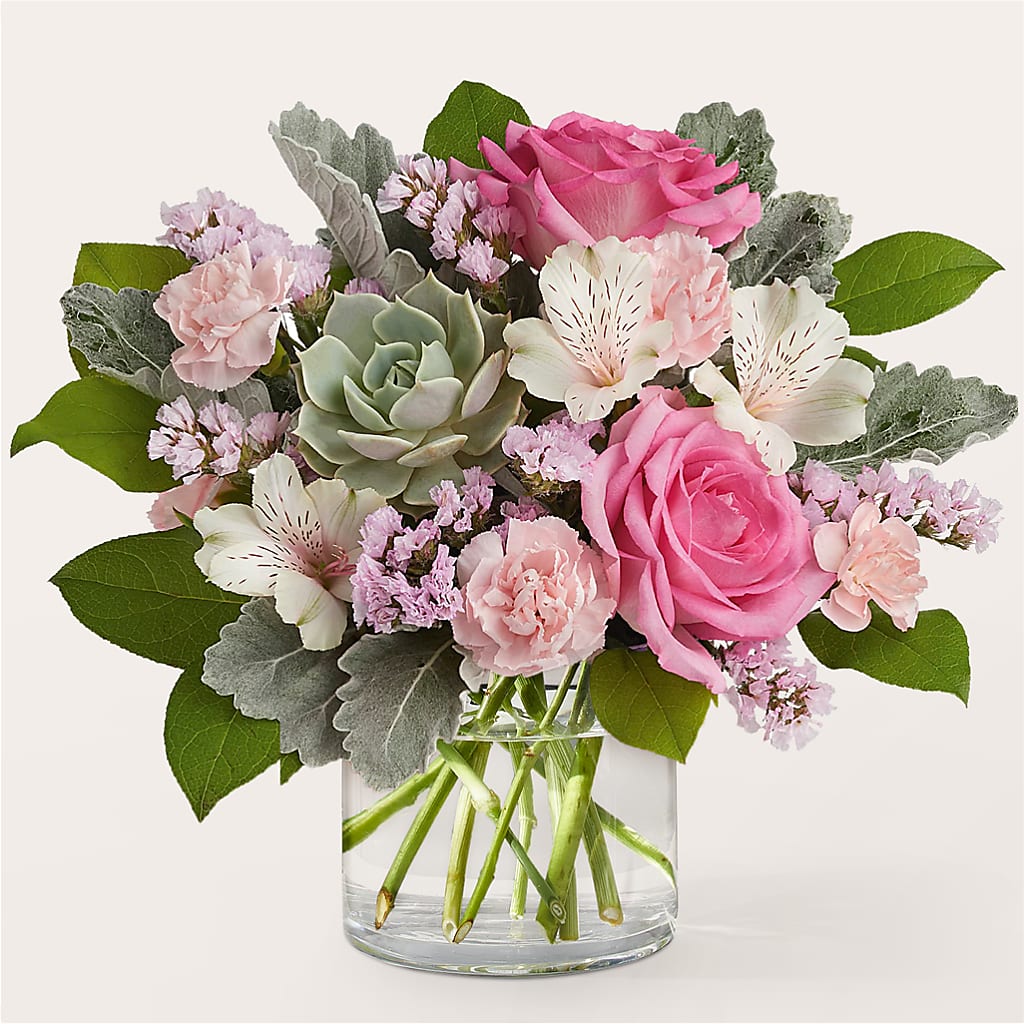 Dusty Rose Bouquet – Alex Floral, Stockton CA