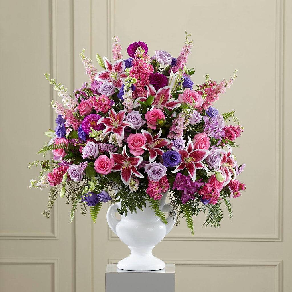 Peaceful Tribute Arrangement – Alex Floral, Stockton CA