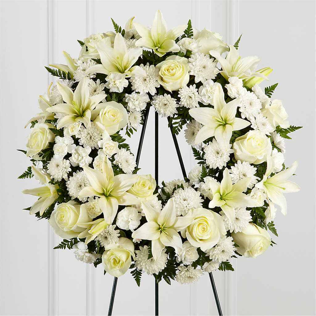 Treasured Tribute Wreath – Alex Floral, Stockton CA