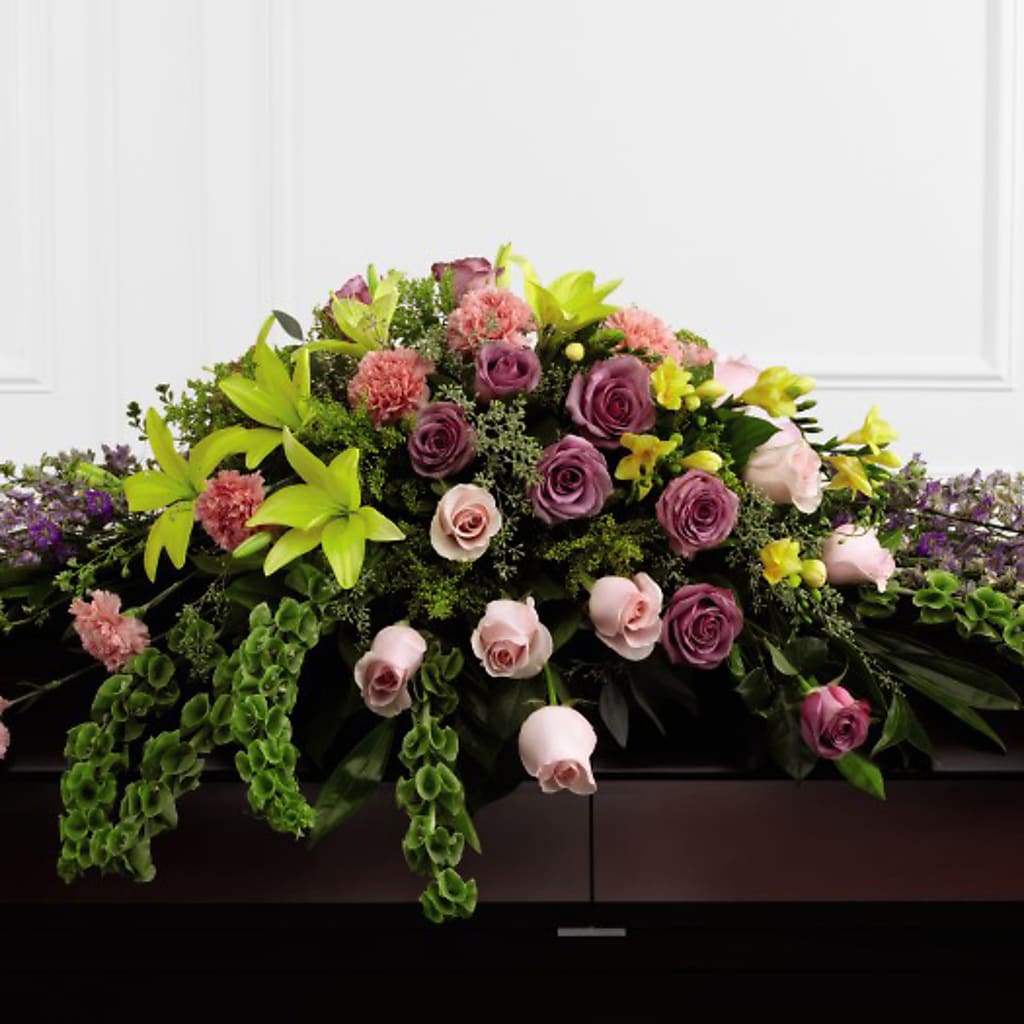 Forever Beloved Casket Spray – Alex Floral, Stockton CA
