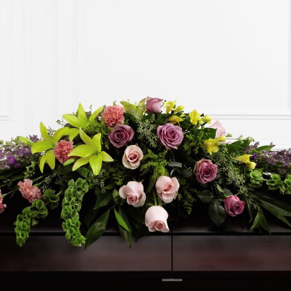 Forever Beloved Casket Spray – Alex Floral, Stockton CA