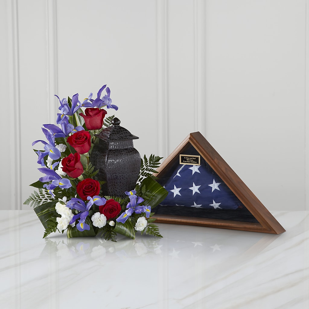 Patriotic Tribute Arrangement – Alex Floral, Stockton CA