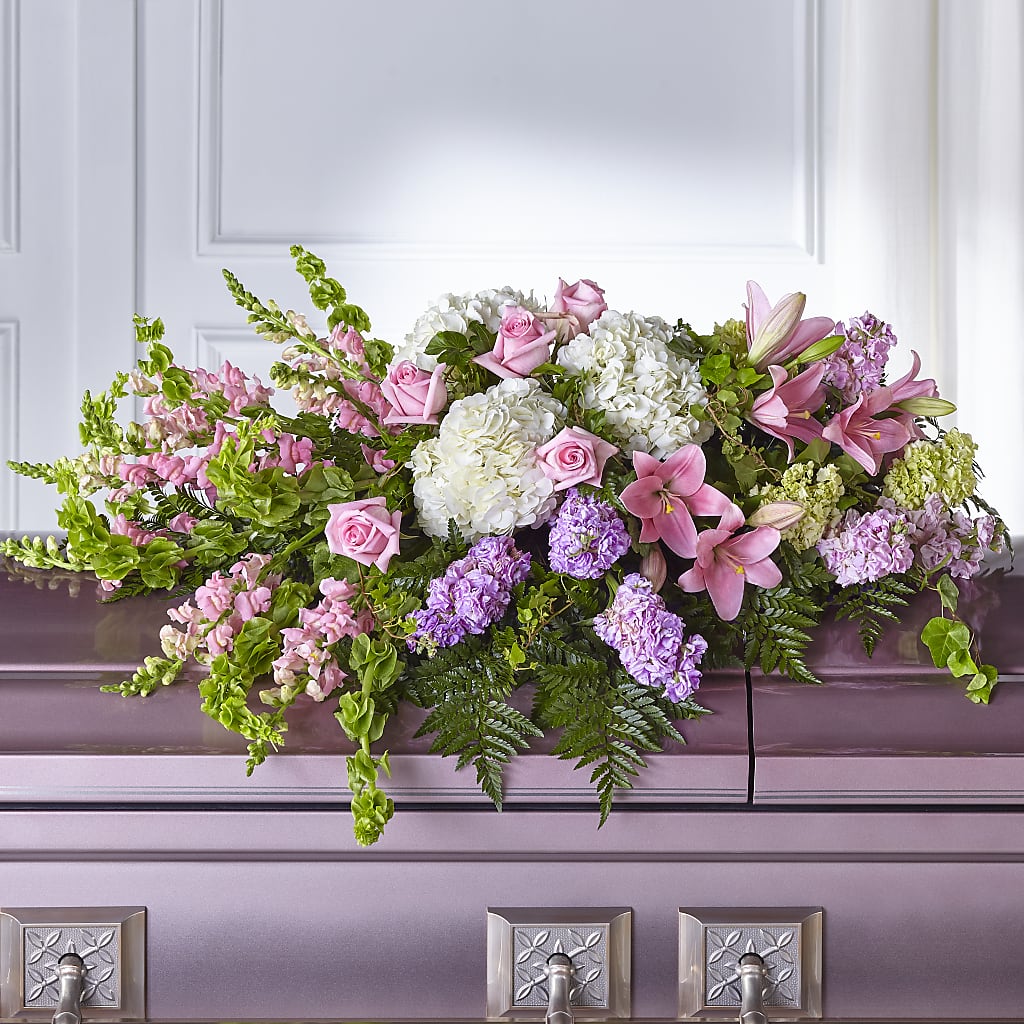 Life's Gratitude Casket Spray – Alex Floral, Stockton CA