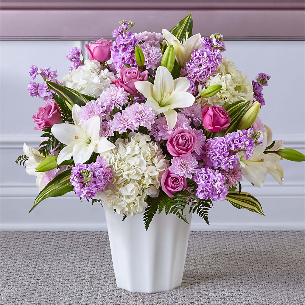 Heaven Sent Floor Basket – Alex Floral, Stockton CA