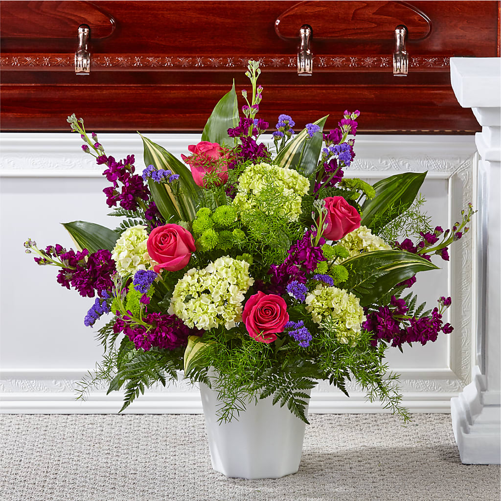 Beautiful Horizons Floor Basket – Alex Floral, Stockton CA