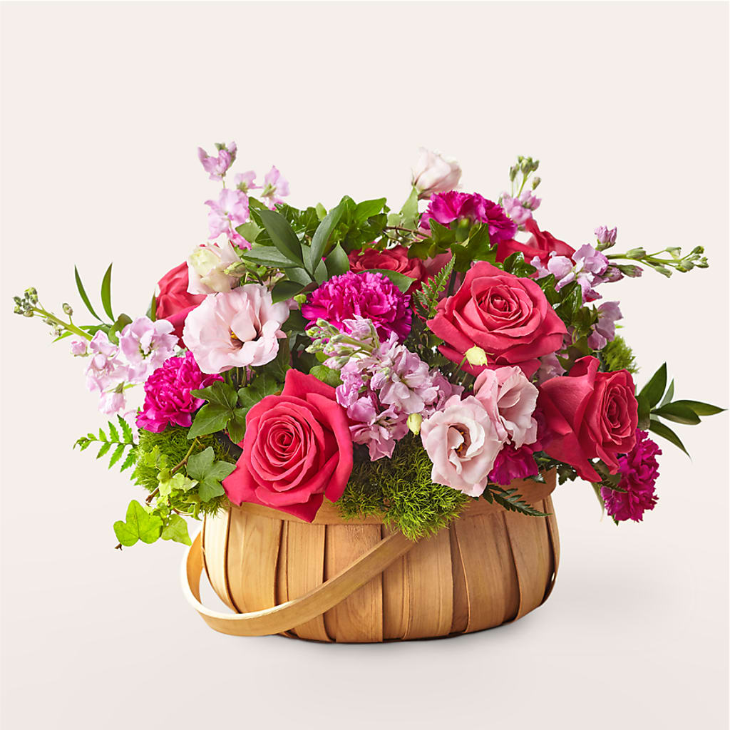 Radiance in Bloom Basket – Alex Floral, Stockton CA