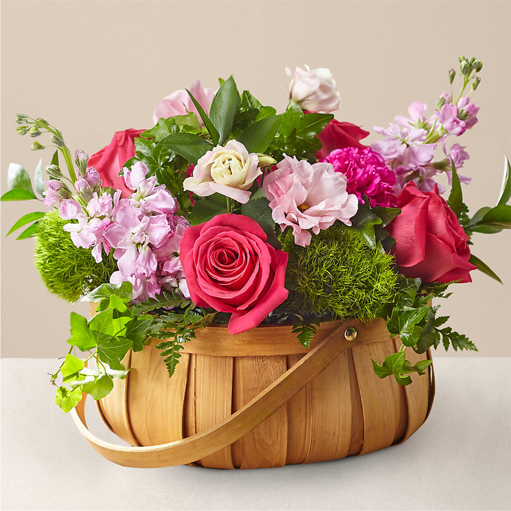 Radiance in Bloom Basket – Alex Floral, Stockton CA