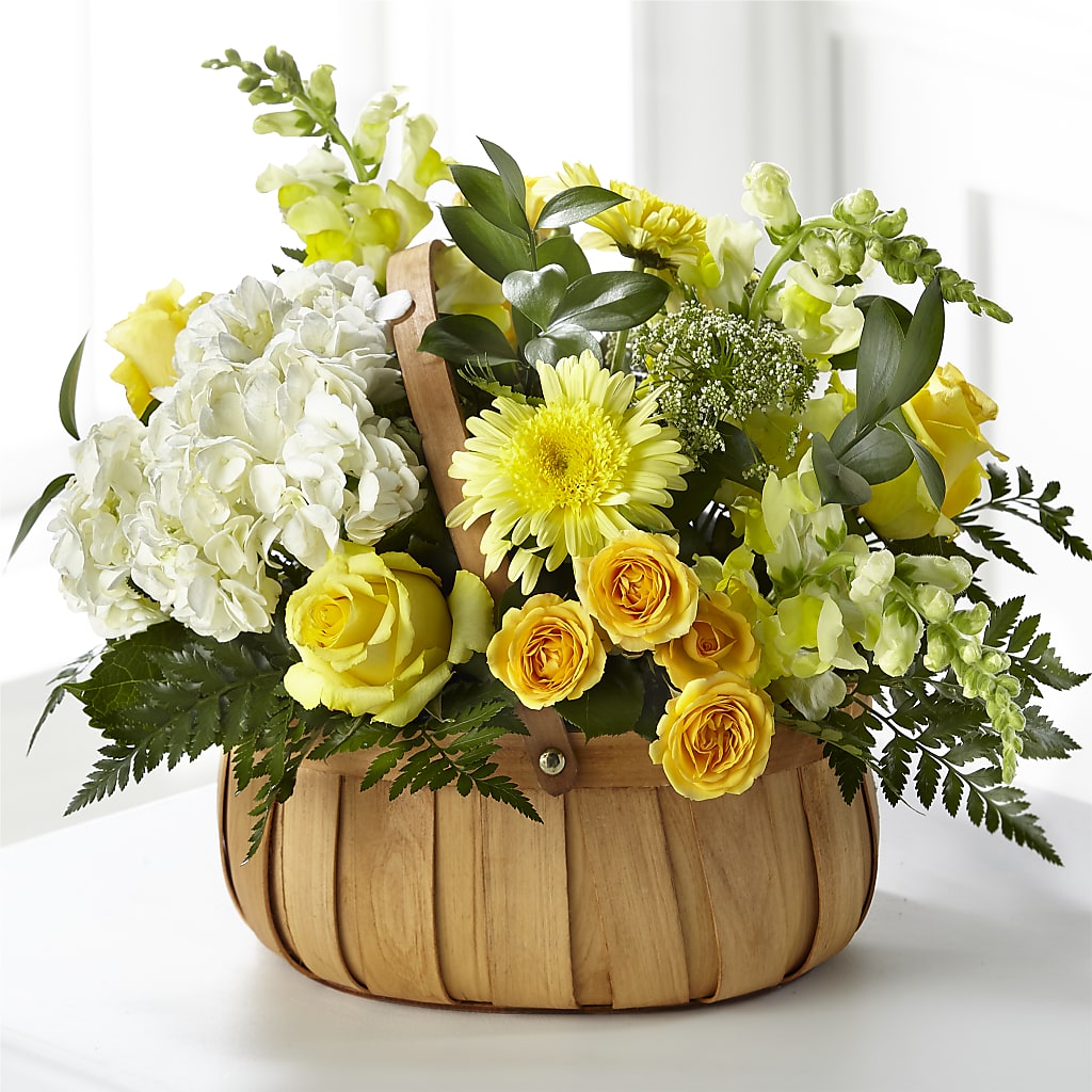 Rustic Remembrance Basket – Alex Floral, Stockton CA