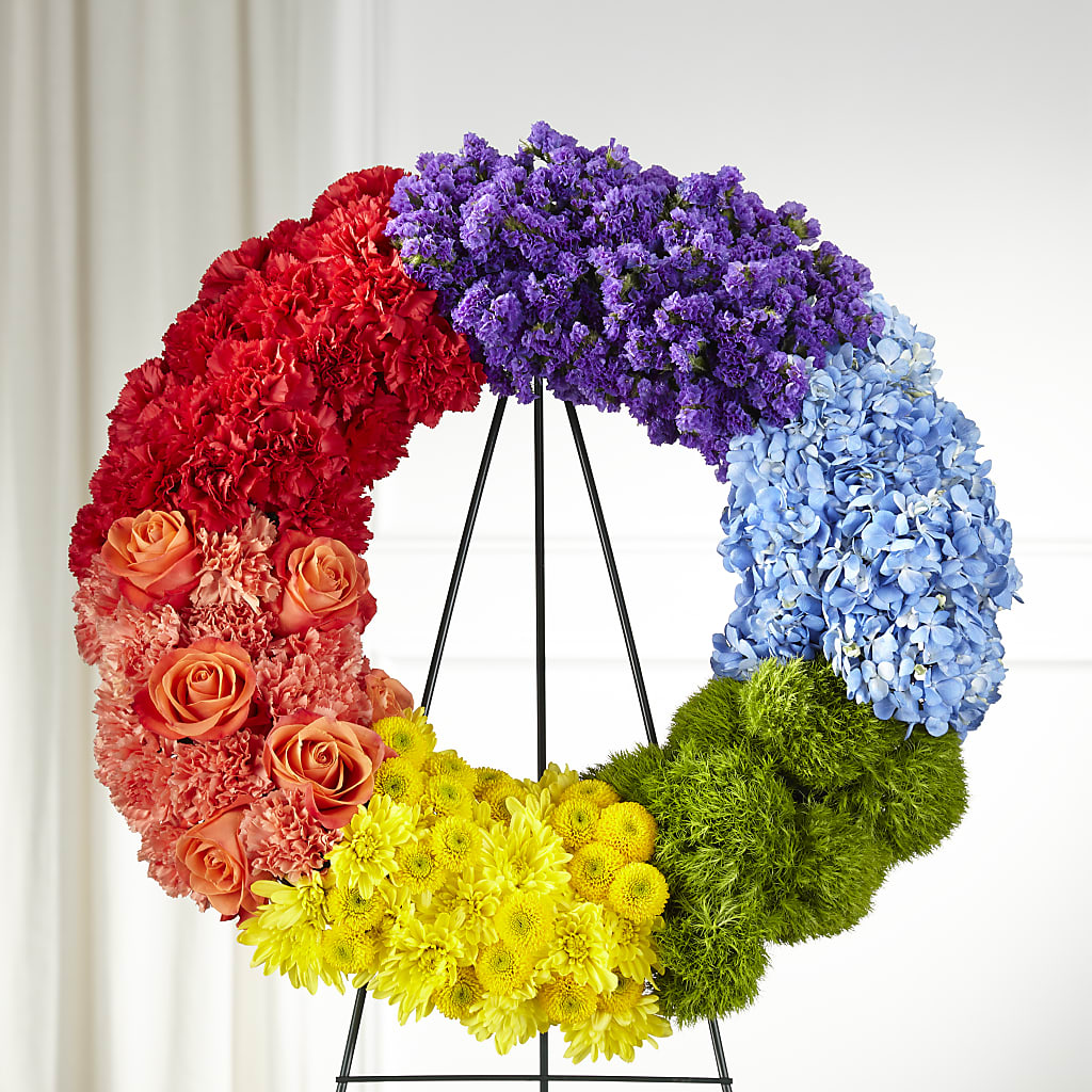 Circle of Love Wreath – Alex Floral, Stockton CA