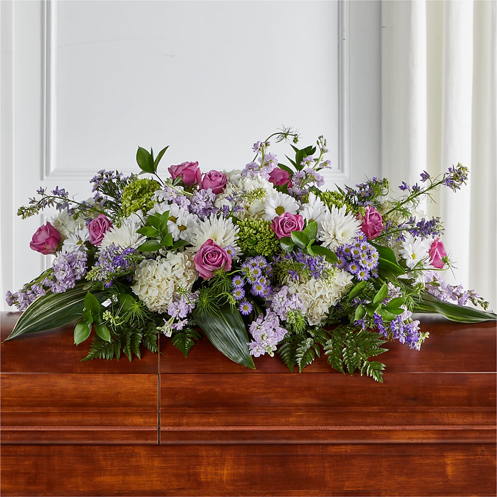 Meadows of Serenity Casket Spray – Alex Floral, Stockton CA