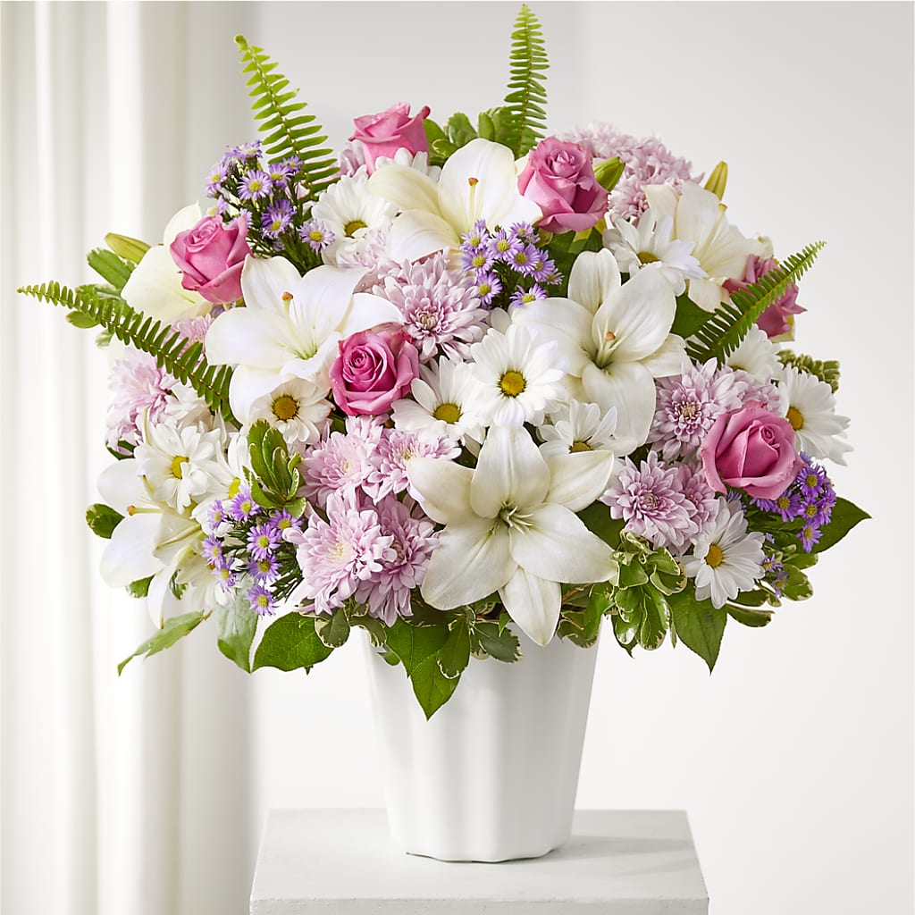 Warmest Thoughts Tabletop Basket – Alex Floral, Stockton CA