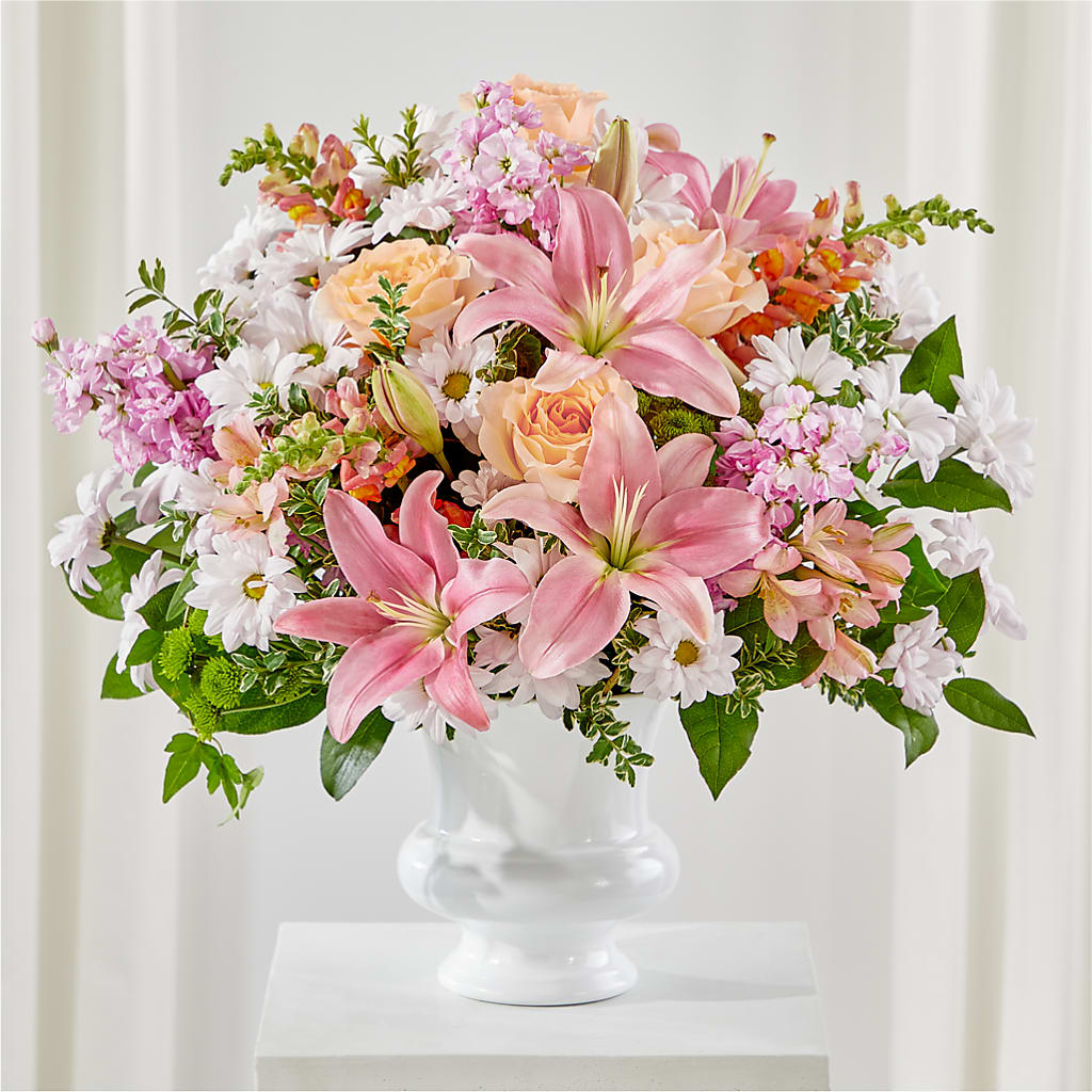 Heartfelt Gesture Urn Arrangement – Alex Floral, Stockton CA