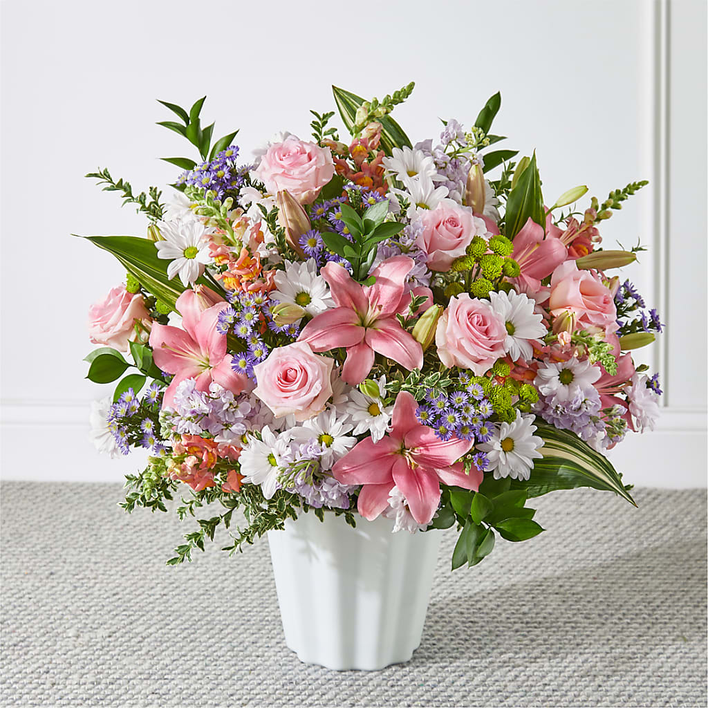 Abundant Compassion Floor Basket – Alex Floral, Stockton CA