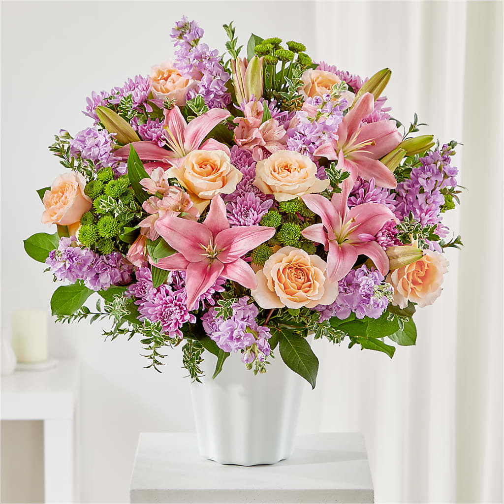 Supportive Embrace Tabletop Basket – Alex Floral, Stockton CA