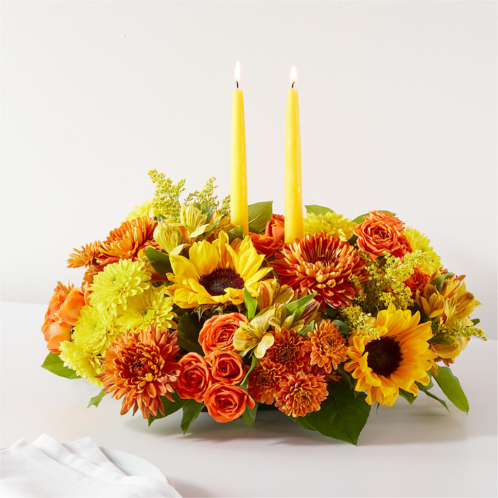 Autumn Harmony Centerpiece – Alex Floral, Stockton CA