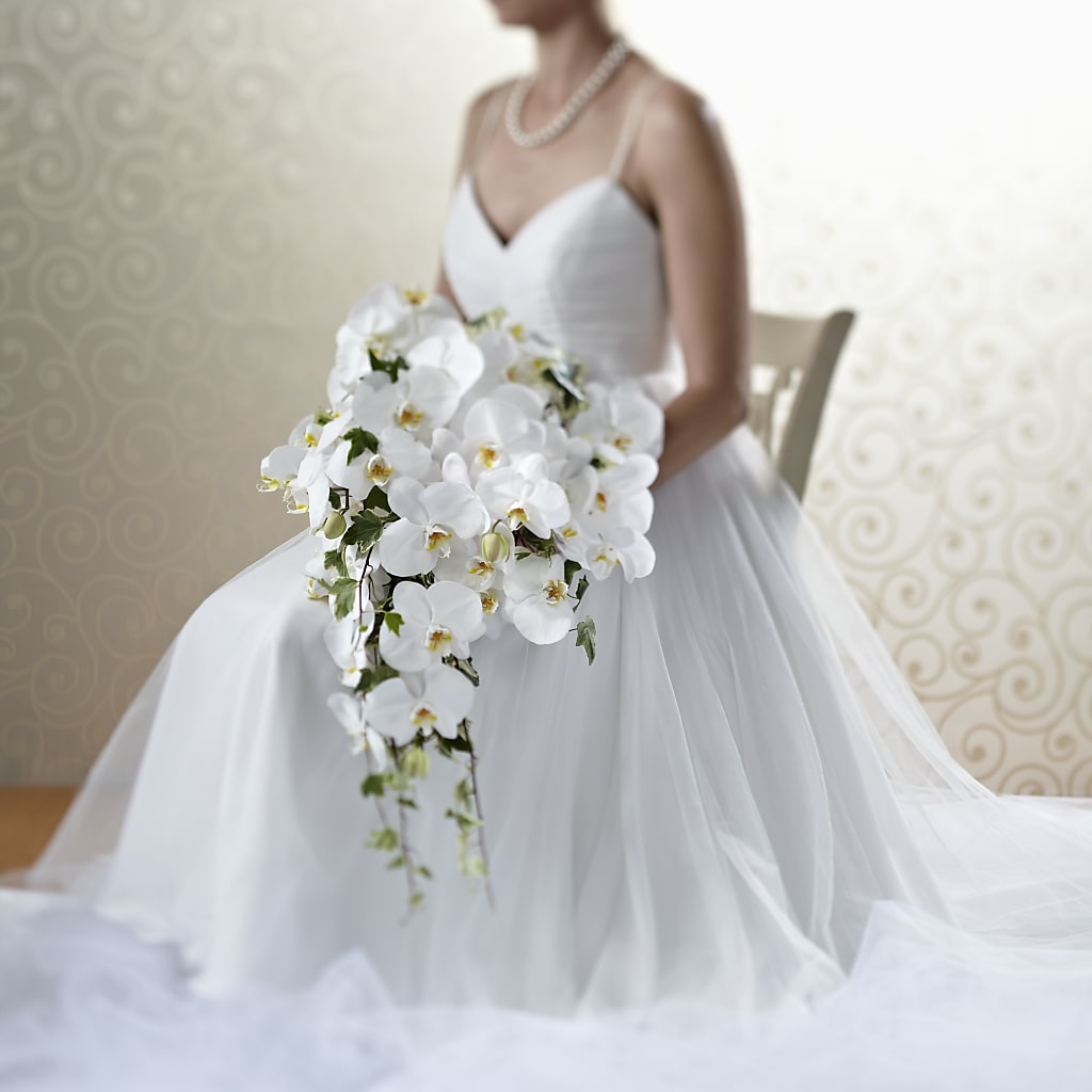 Classic White Bouquet – Alex Floral, Stockton CA