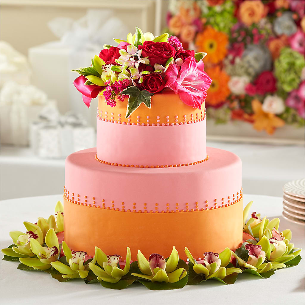Sweet Citrus Cake Decor – Alex Floral, Stockton CA