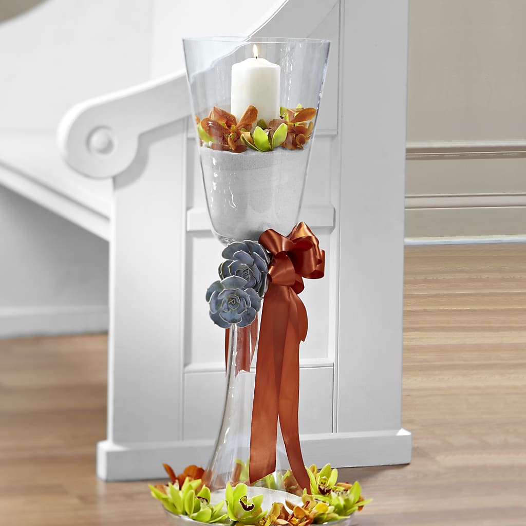 Matrimony Pew Decor – Alex Floral, Stockton CA