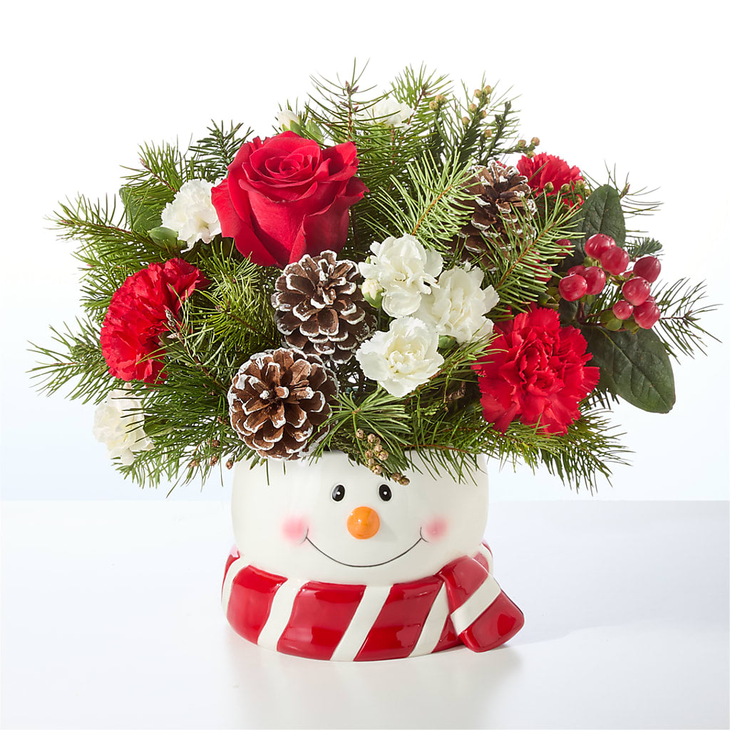 Jolly Snowman Bouquet –  Alex Floral, Stockton CA