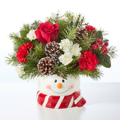 Jolly Snowman Bouquet –  Alex Floral, Stockton CA
