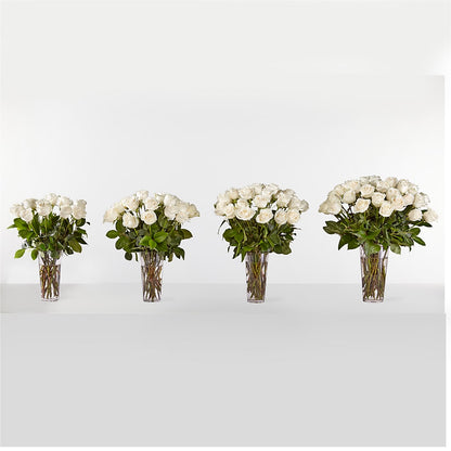 Long Stem White Rose Bouquet –  Alex Floral, Stockton CA