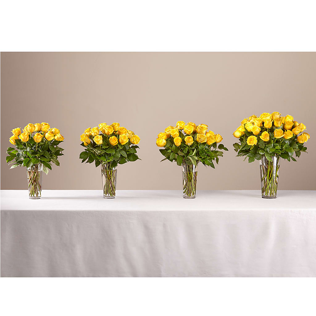 Long Stem Yellow Rose Bouquet –  Alex Floral, Stockton CA