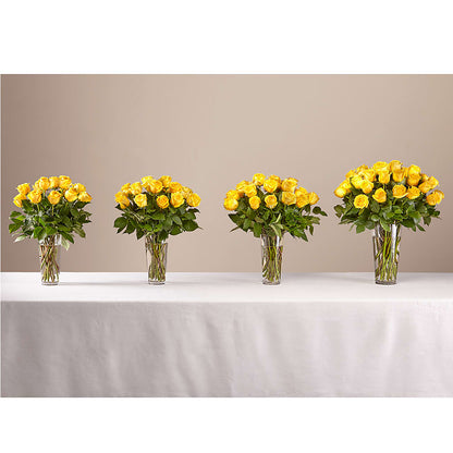 Long Stem Yellow Rose Bouquet –  Alex Floral, Stockton CA