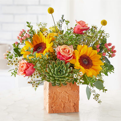 Sunflower Season Bouquet –  Alex Floral, Stockton CA