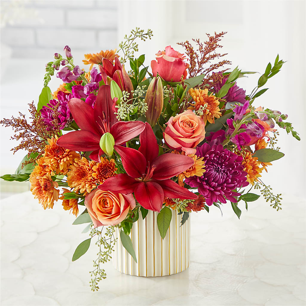 Burgundy Landscape Bouquet –  Alex Floral, Stockton CA