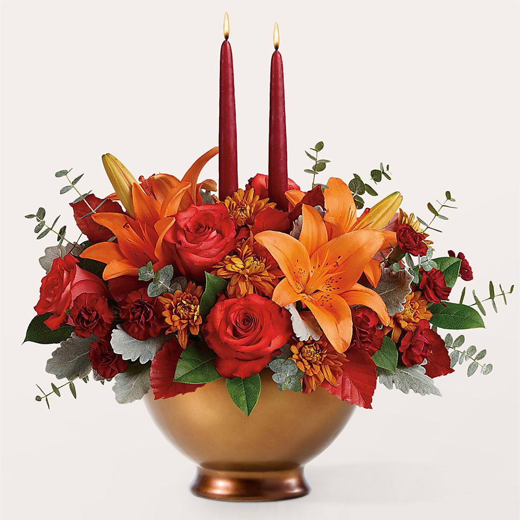 Fruits of Fall Centerpiece –  Alex Floral, Stockton CA