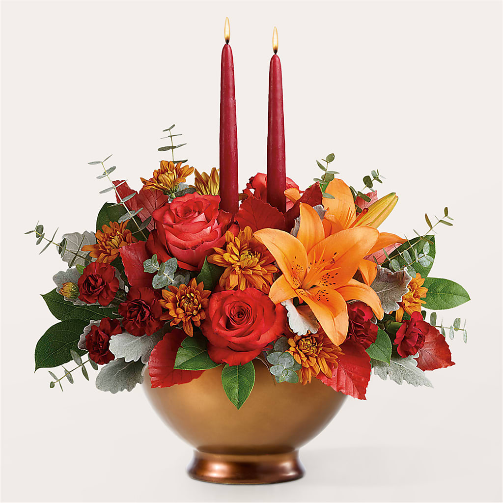 Fruits of Fall Centerpiece –  Alex Floral, Stockton CA