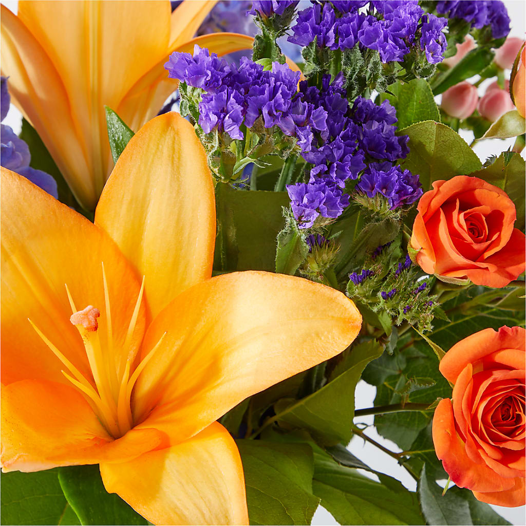 Radiant Citrus Bouquet –  Alex Floral, Stockton CA