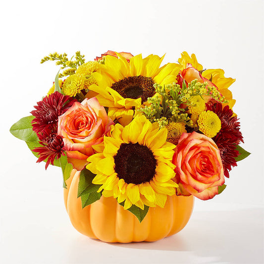 Golden Gourd Pumpkin Bouquet –  Alex Floral, Stockton CA