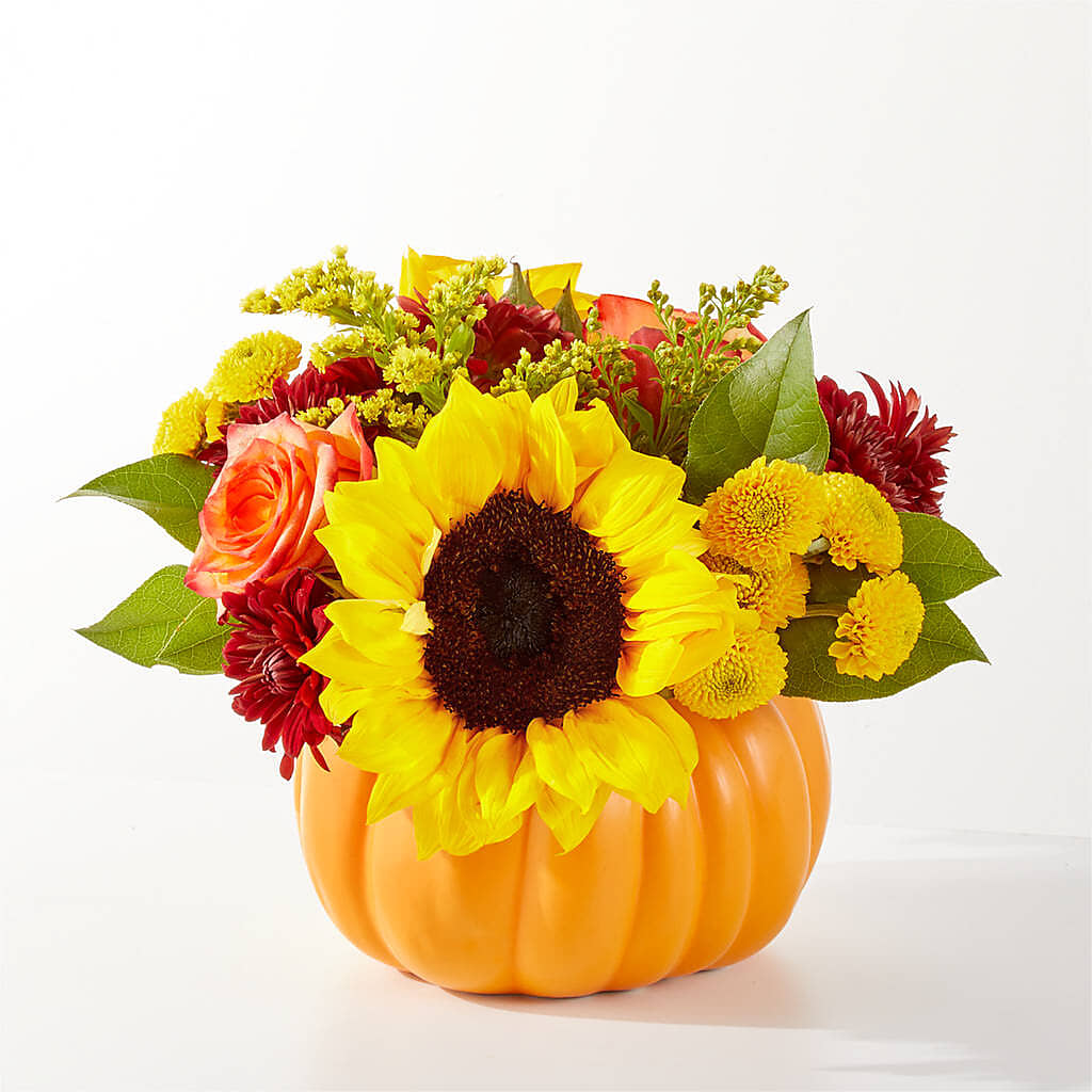 Golden Gourd Pumpkin Bouquet –  Alex Floral, Stockton CA