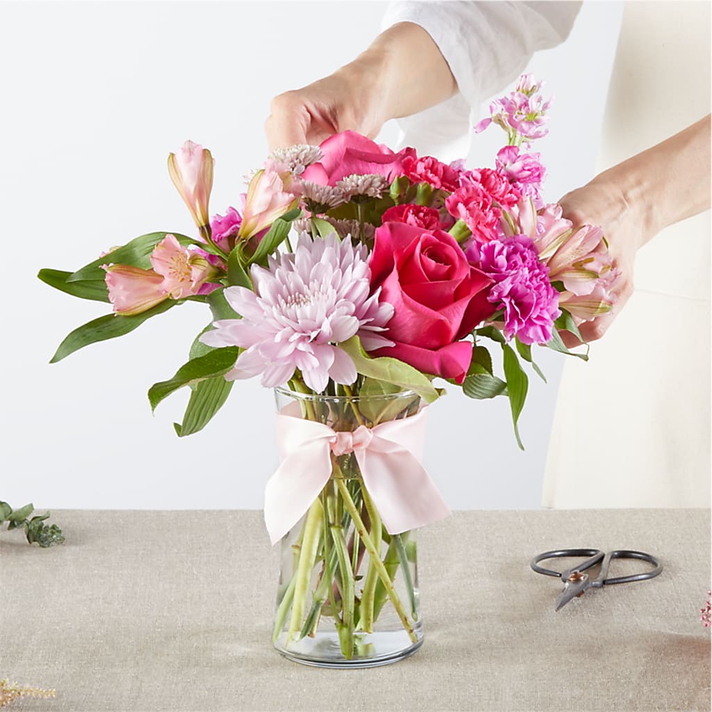 Pink Ribbon - A Florist Original –  Alex Floral, Stockton CA