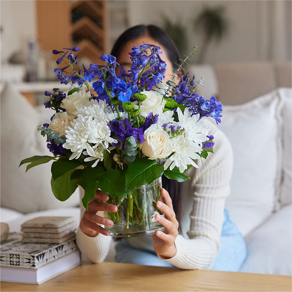 Cerulean Waves Bouquet –  Alex Floral, Stockton CA