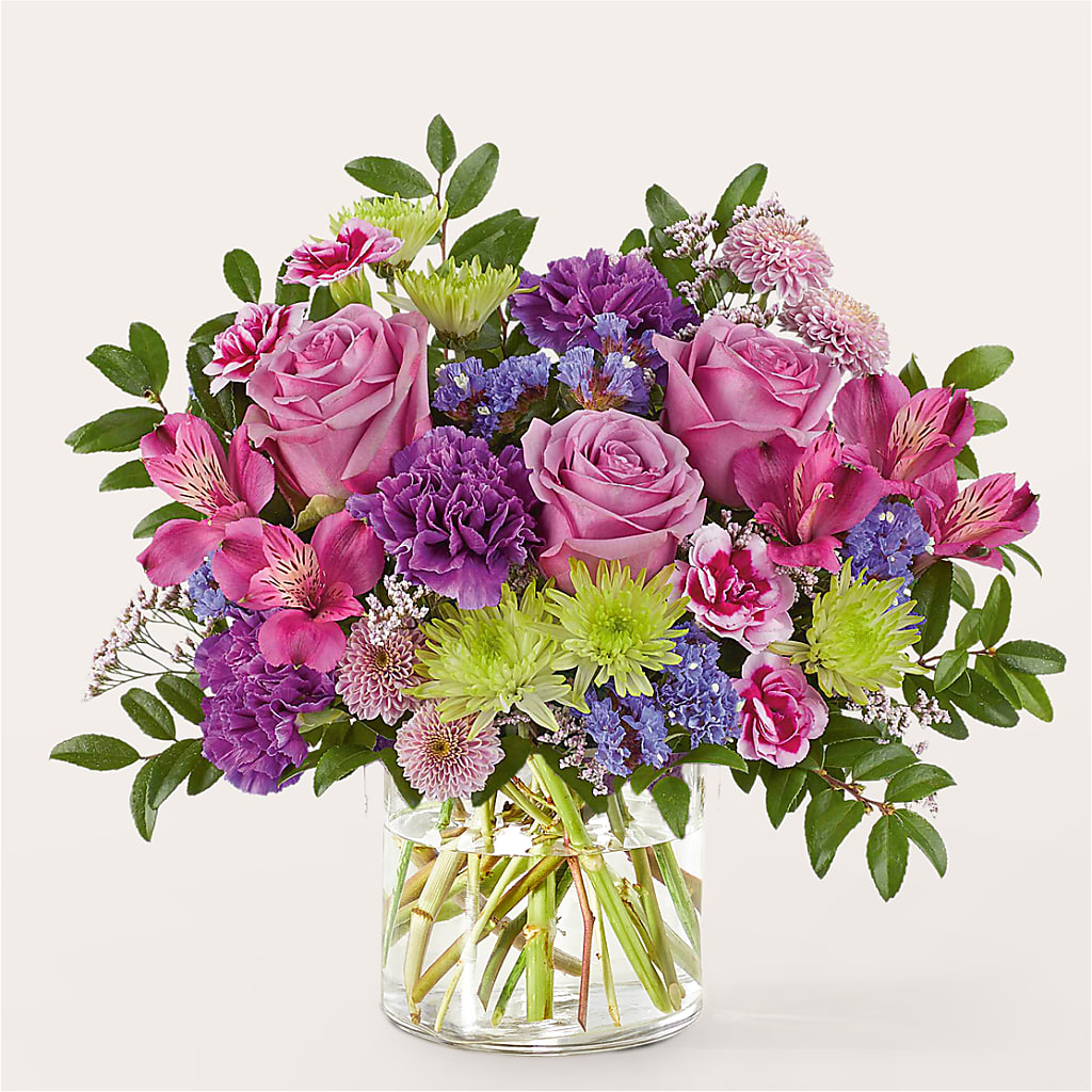 Glass Half Full Bouquet –  Alex Floral, Stockton CA