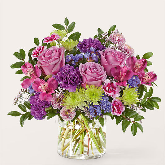Glass Half Full Bouquet –  Alex Floral, Stockton CA