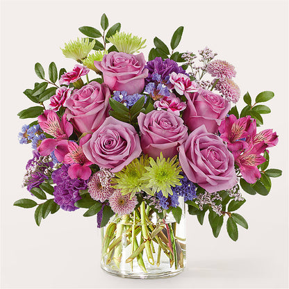 Glass Half Full Bouquet –  Alex Floral, Stockton CA