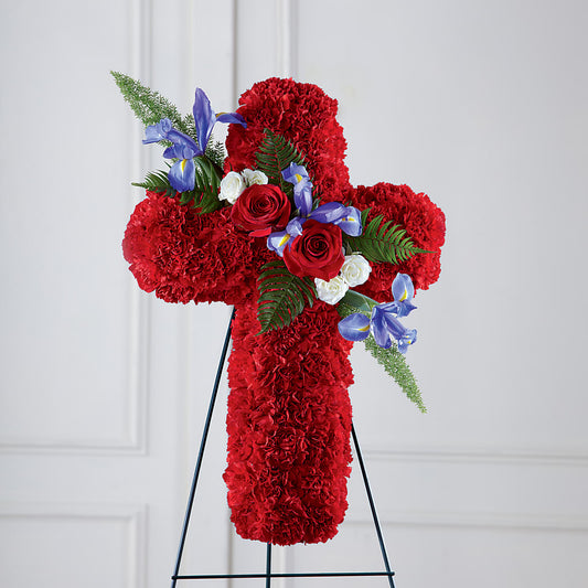 Faithful Hero Floral Cross –  Alex Floral, Stockton CA