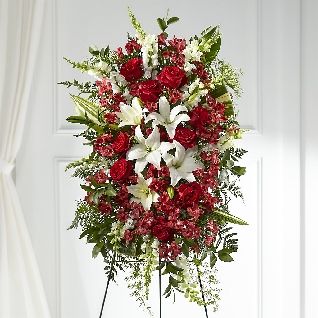 Everlasting Memory Standing Spray –  Alex Floral, Stockton CA